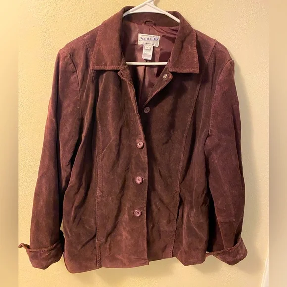 Pendleton Women s Vintage Suede Leather Jacket
